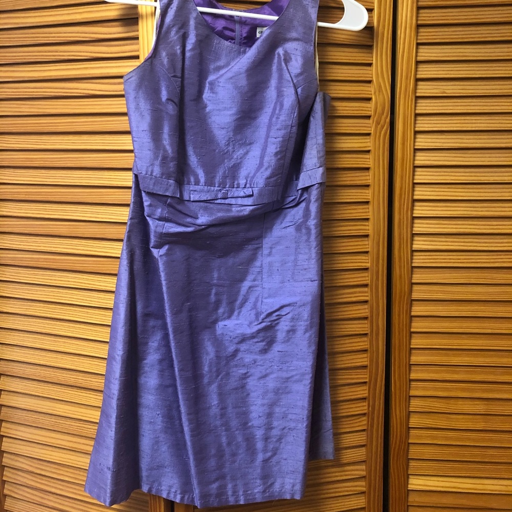 Sweet silk lilac purple dress